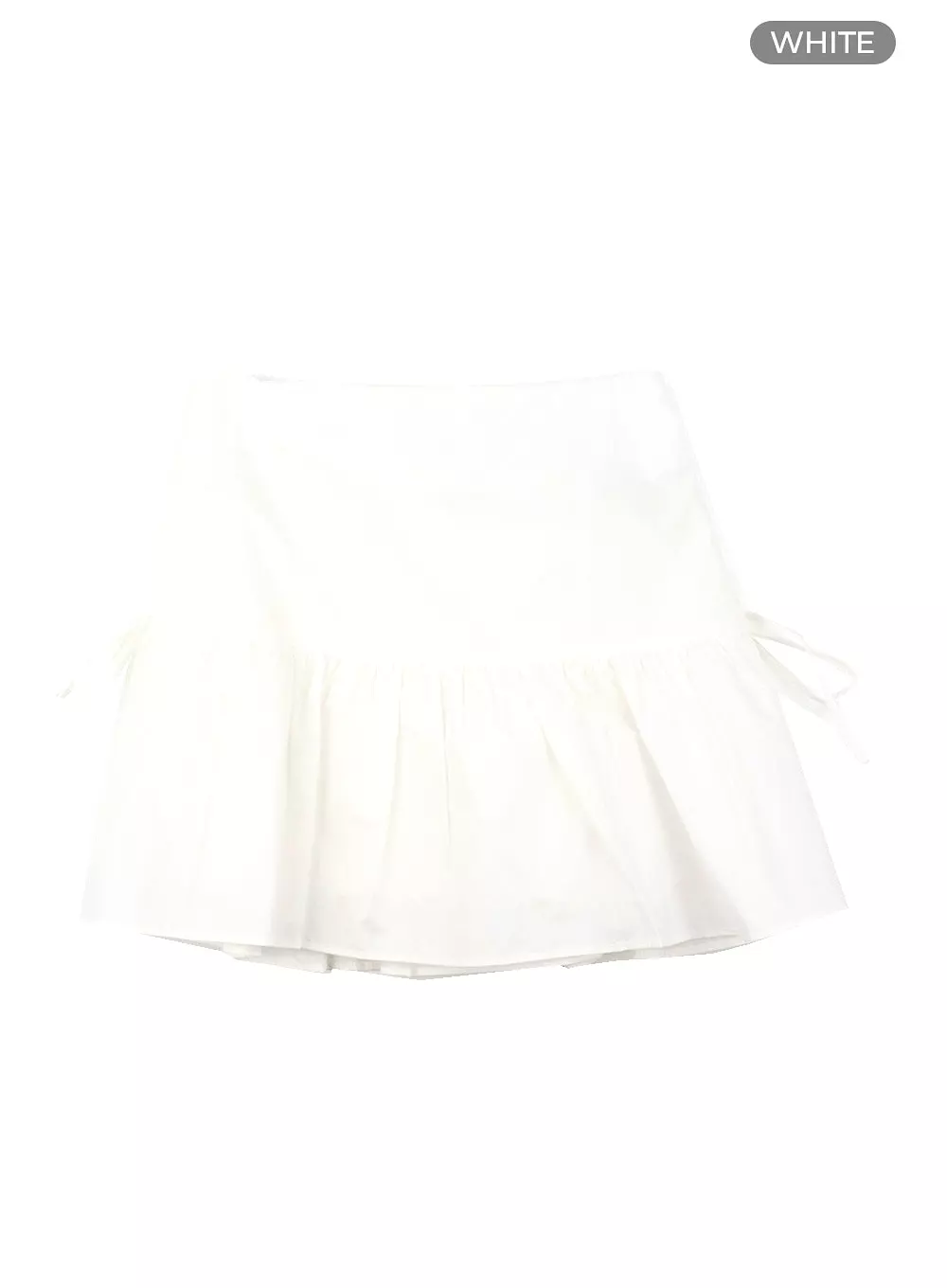 Ribbon Flare Mini Skirt