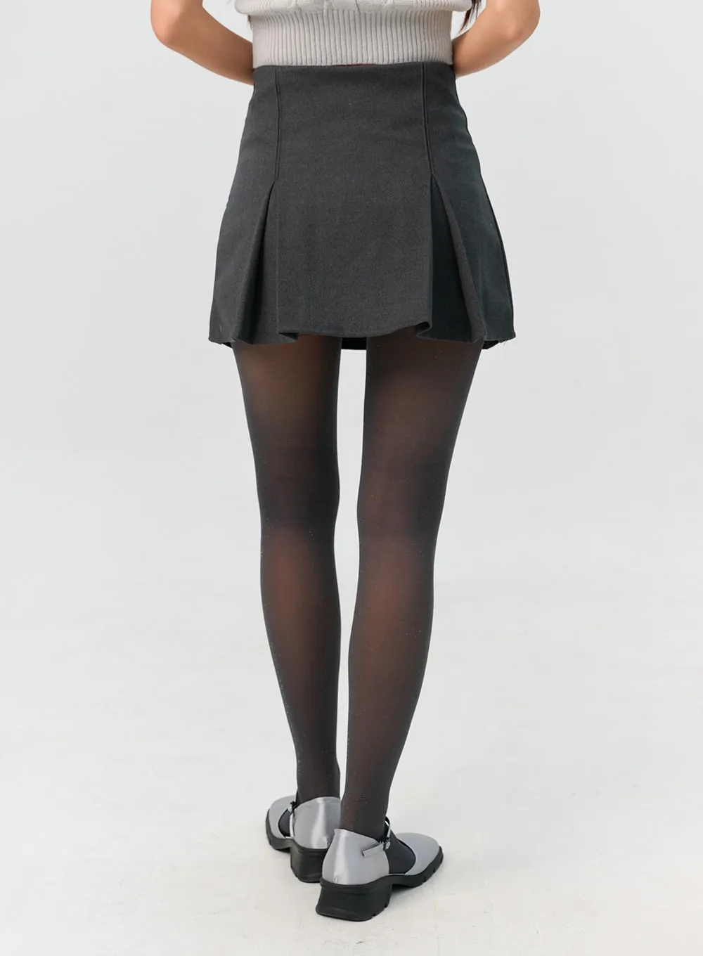 Mini Skirt with Ribbon Detail - IN301