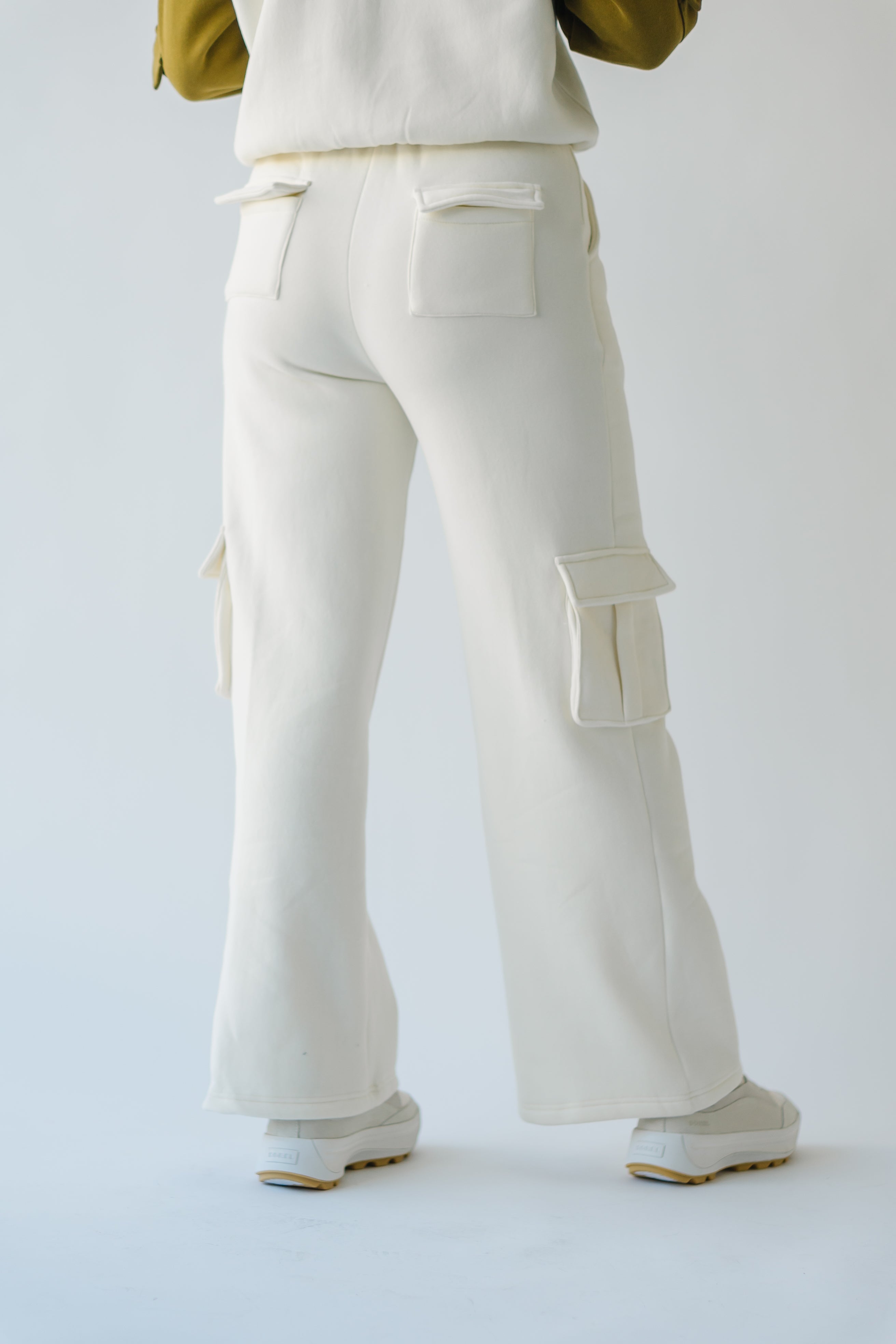 Richland Cargo Sweatpants Ivory