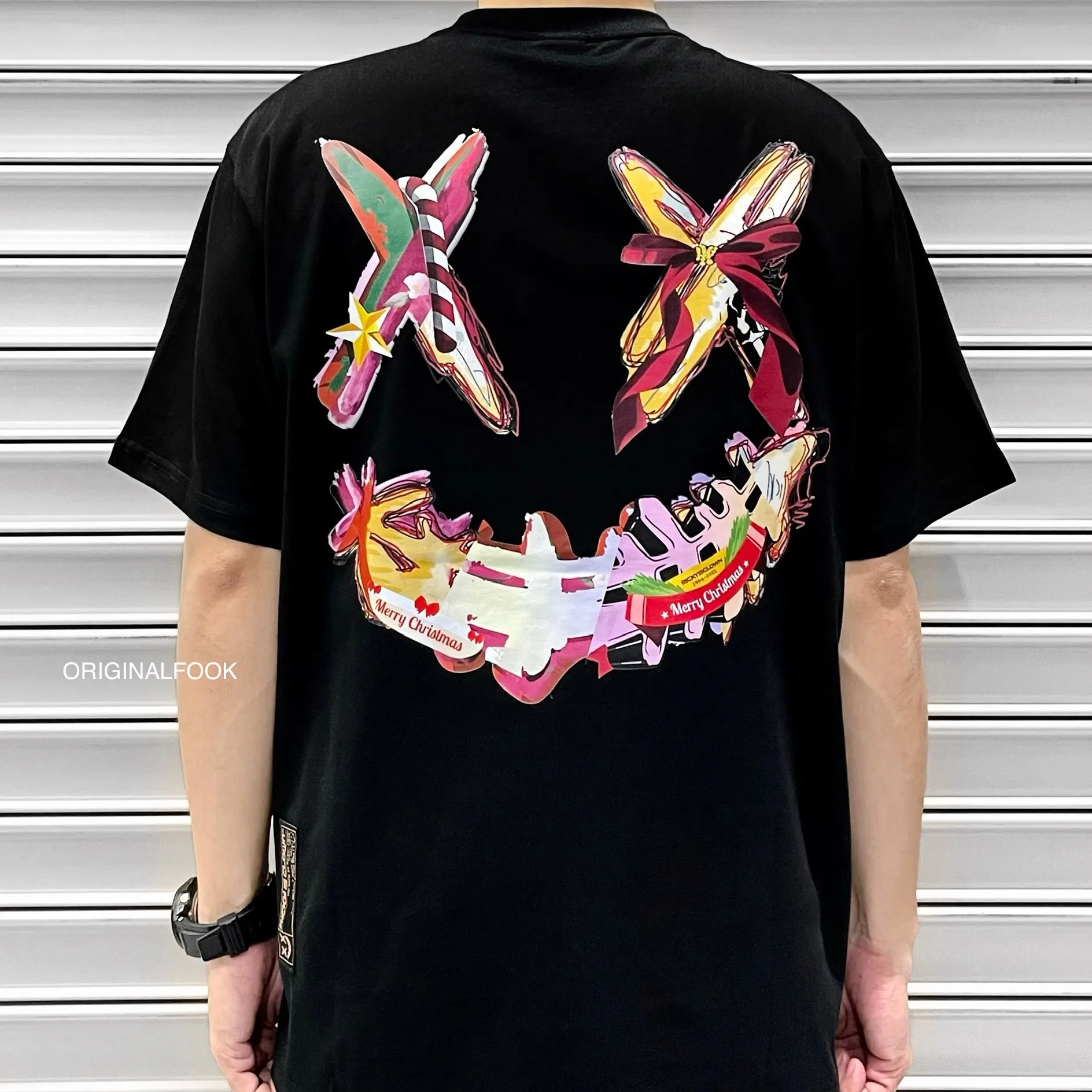 Candy Smiley Tee Black [R7221101F-R7] by Rickyisclown [RIC]