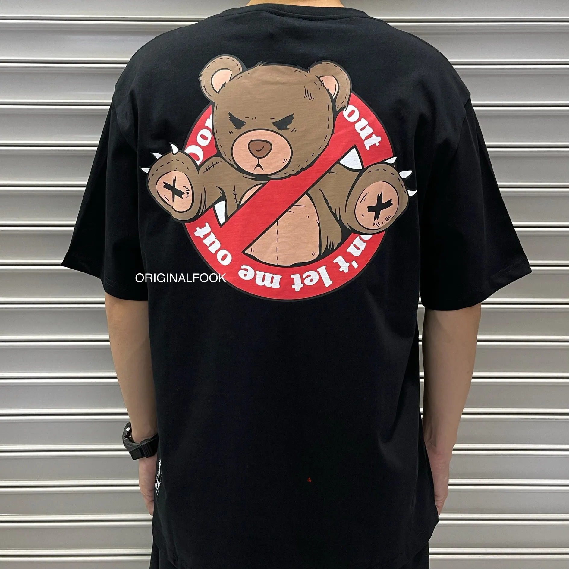 No Exit Teddy Tee Black - RIC by Rickyisclown