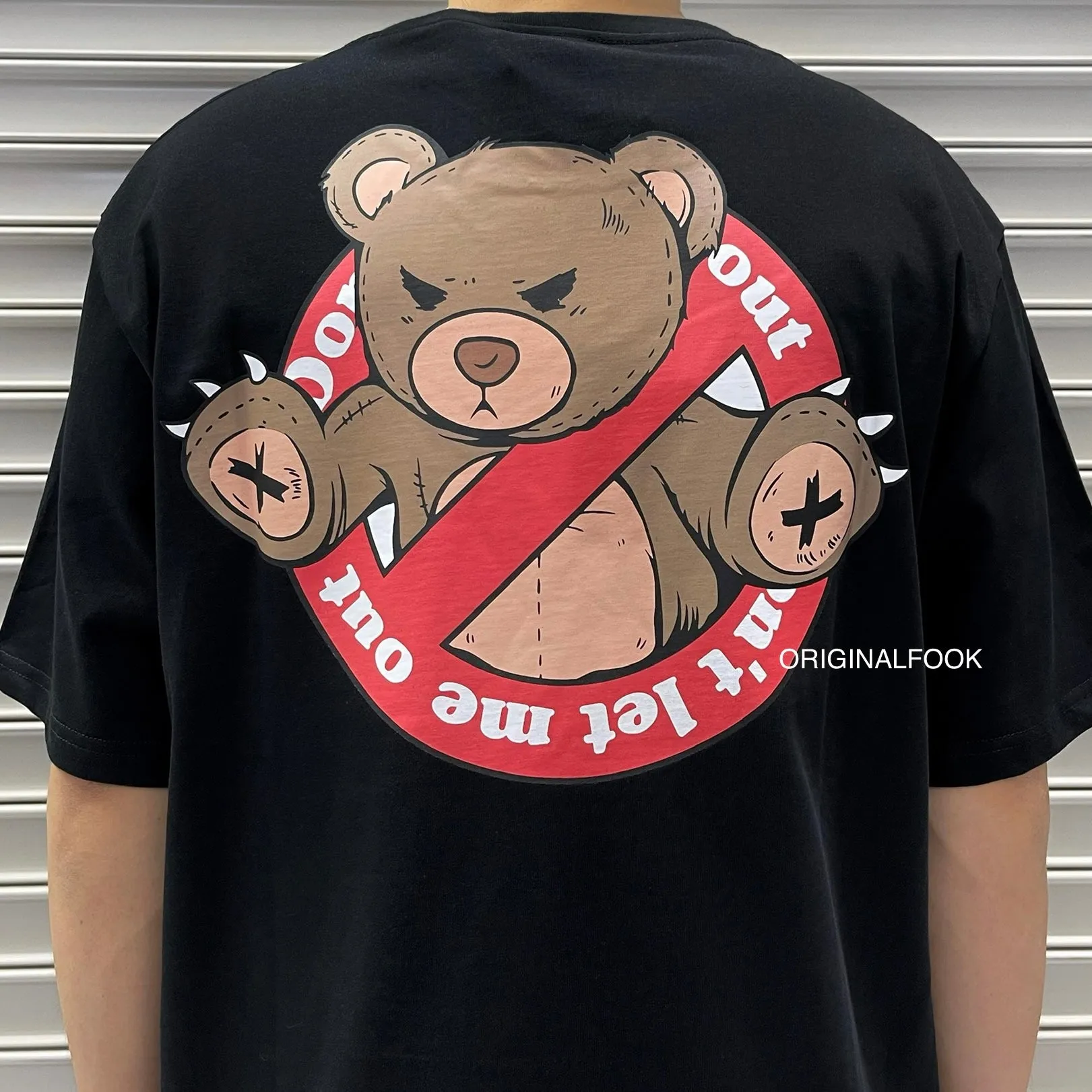 No Exit Teddy Tee Black - RIC by Rickyisclown