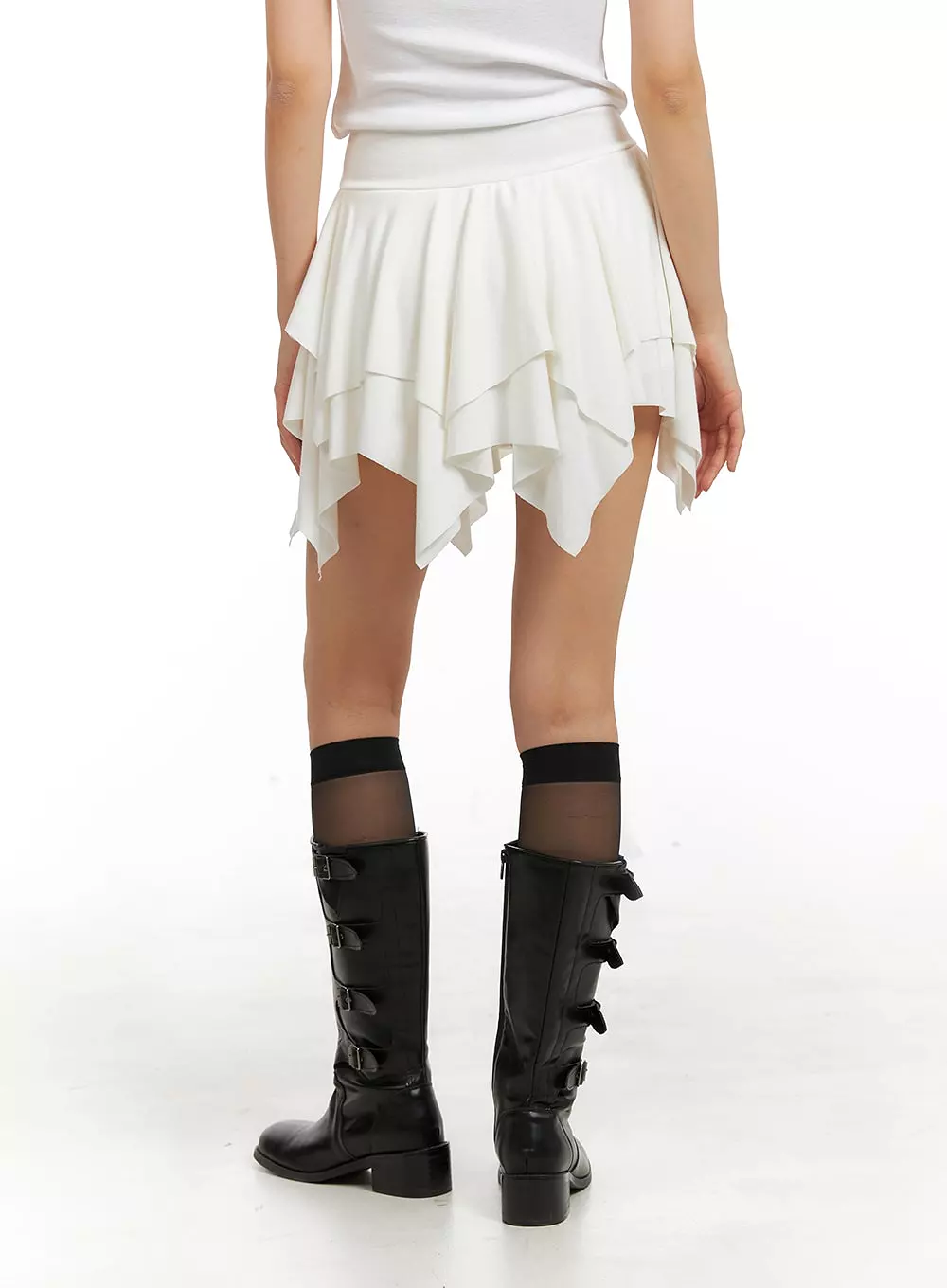 Ruffle Mini Skirt