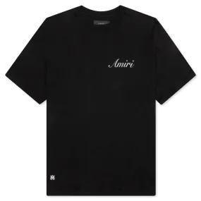 Black Script Logo T-shirt