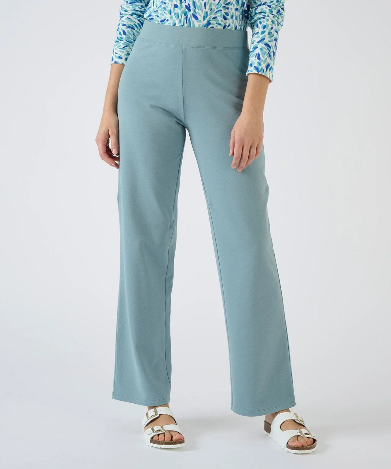 Secret Stretch Wide Leg Trouser Pull-On