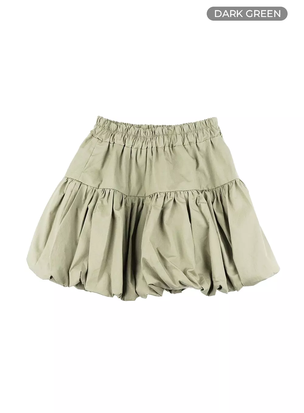 Shirred Bubble Mini Skirt with Outstanding Quality and Style OM428