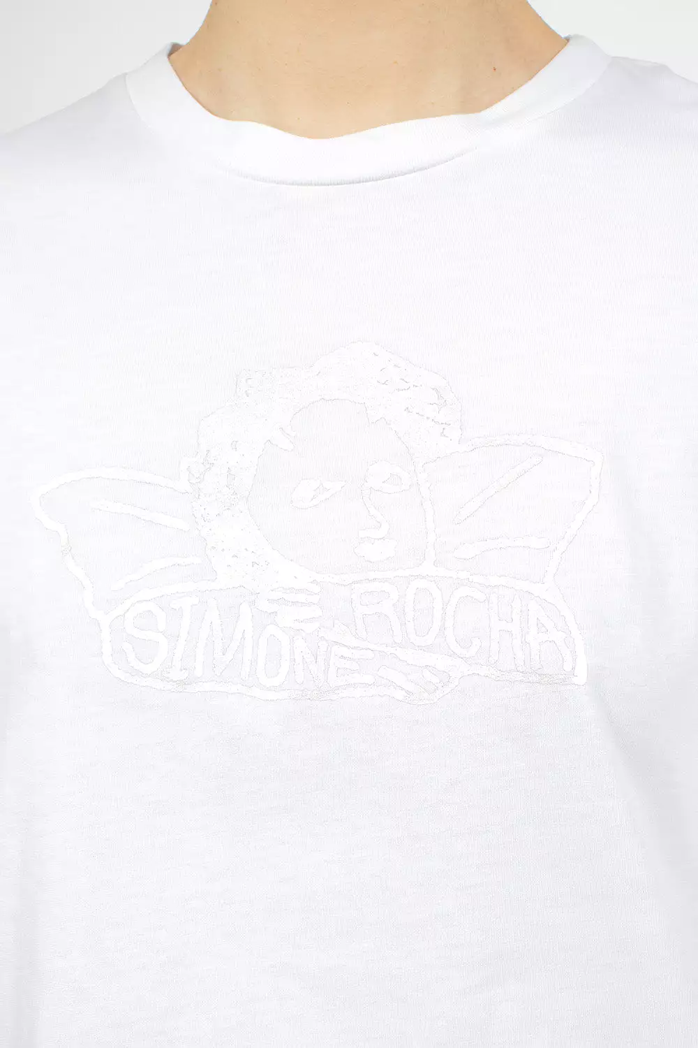 Short Sleeve T-Shirt with Angel Baby Print