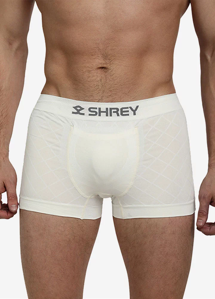 Shrey Cricket Trunks - Off White.