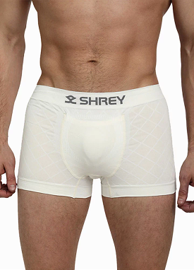 Shrey Cricket Trunks - Off White.