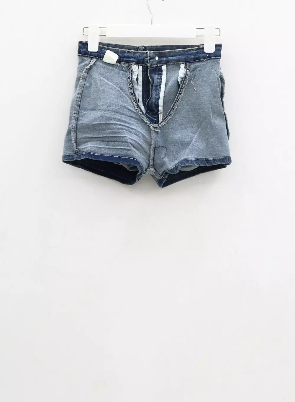 Side Slit Denim Skirt