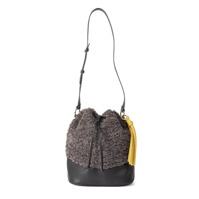 Silsand gray boho purse