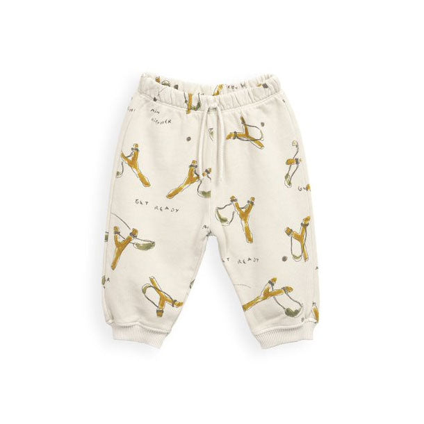 Slingshot Print Fleece Trouser Pants