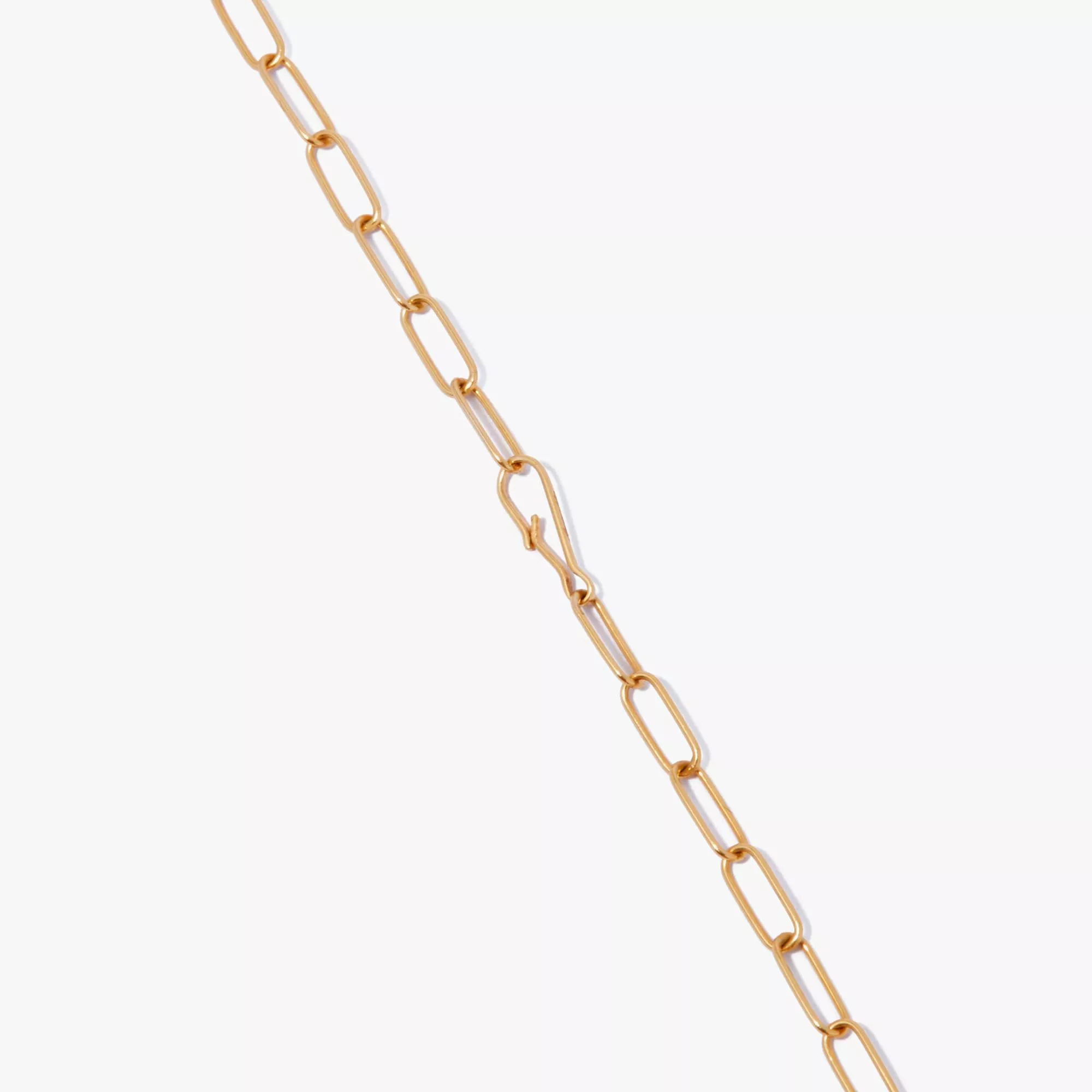 Small Cable Bracelet with Short Chain