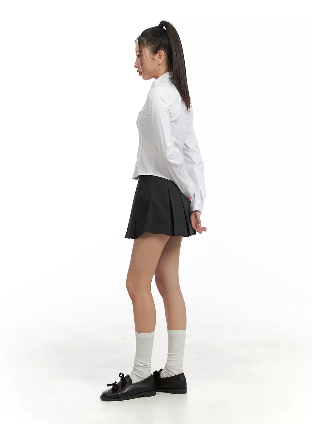 Solid Pleated Mini Skirt - OA416 - Buy Online - Shop Now - Affordable Prices - Wide Variety