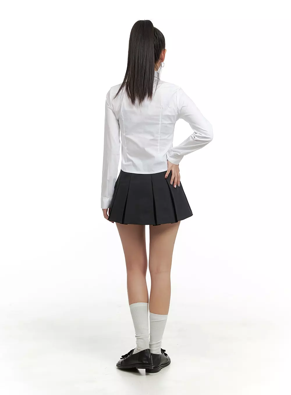 Solid Pleated Mini Skirt - OA416 - Buy Online - Shop Now - Affordable Prices - Wide Variety