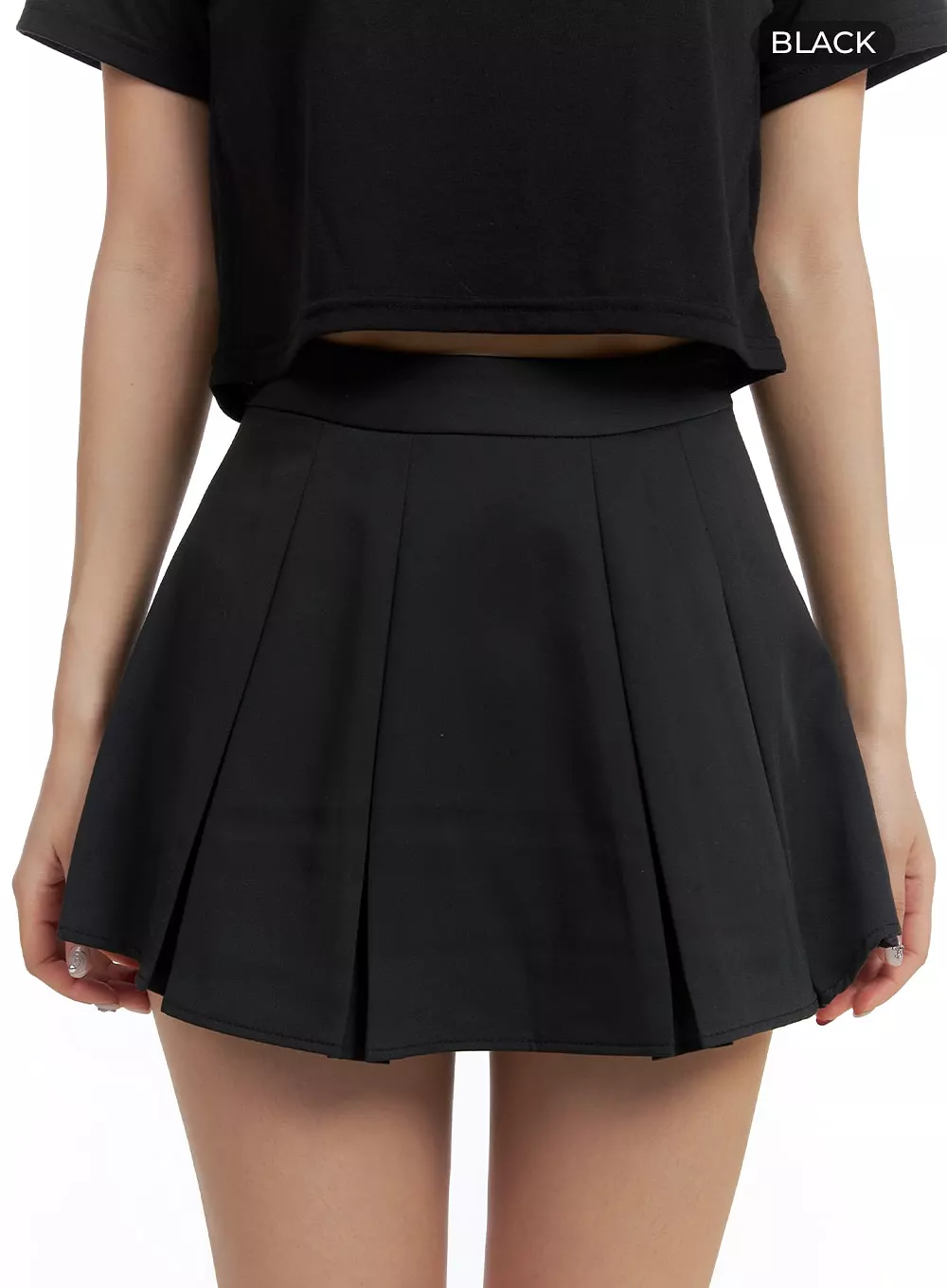 Solid Pleated Mini Skirt - OA416 - Buy Online - Shop Now - Affordable Prices - Wide Variety