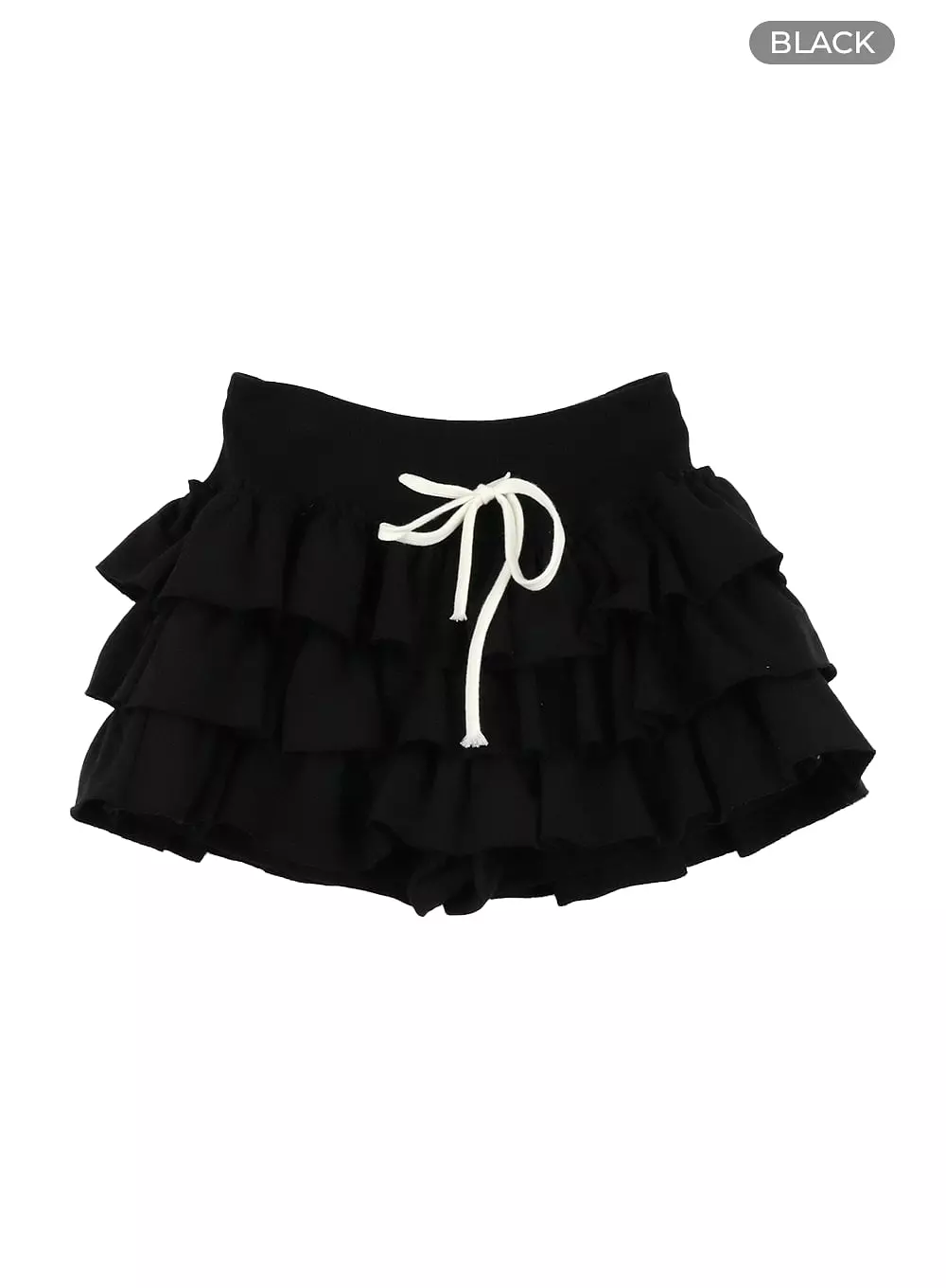 String Waist Ruffle Mini Skirt - IA417 | Shop Now