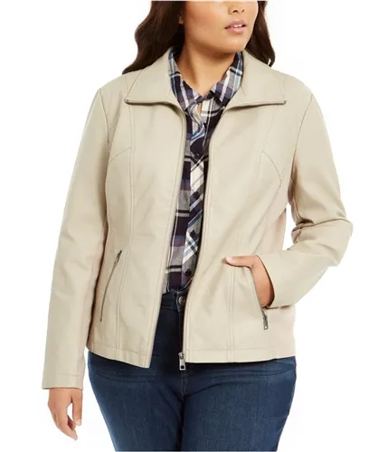 Style & Co. Women's Faux Leather Jacket