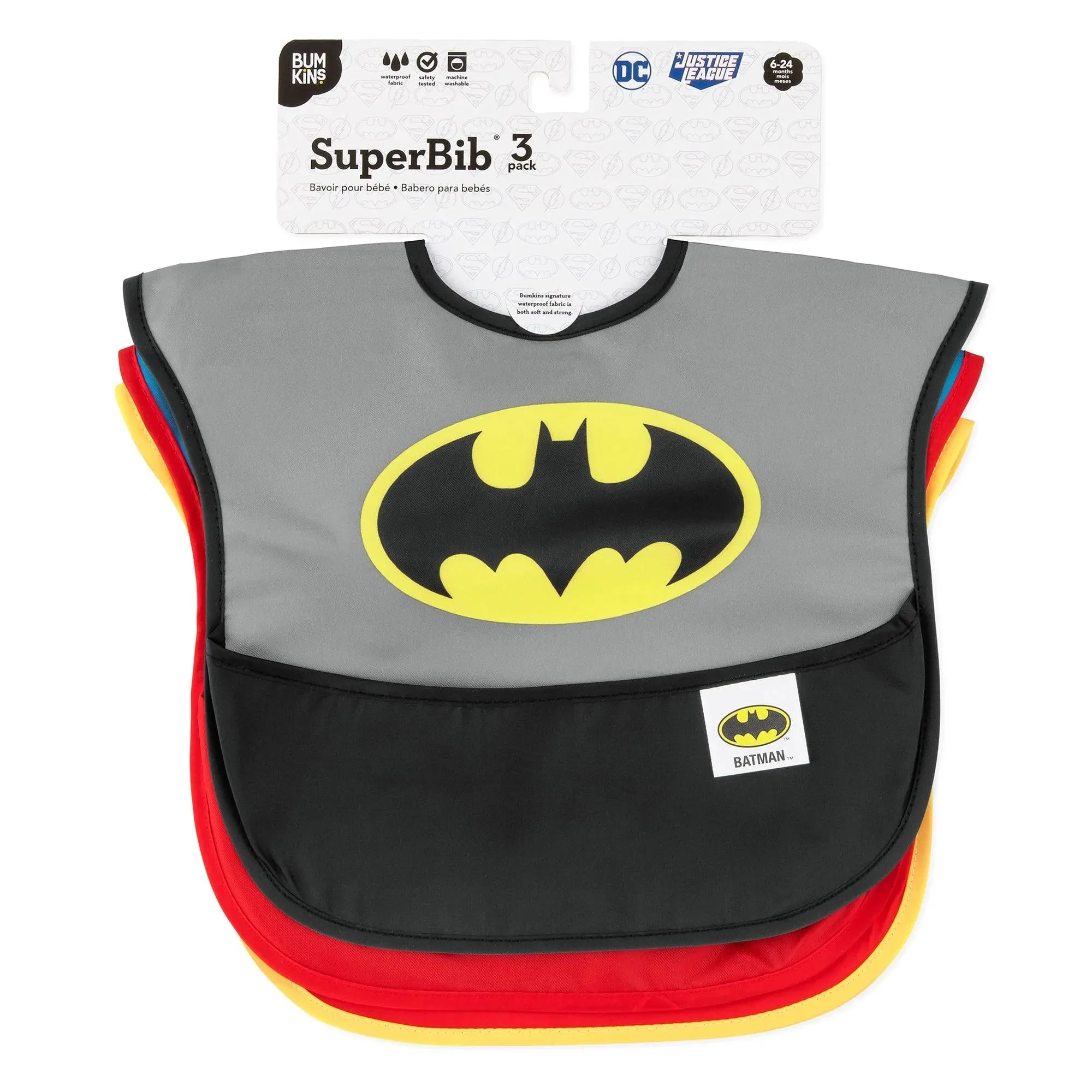 SuperBib 3 Pack: Justice League - Buy Now!