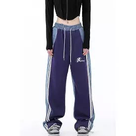 Sweatpants Wide Leg Crop Trousers