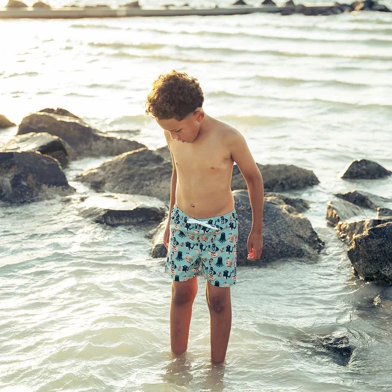 Pirate Swim Trunks.