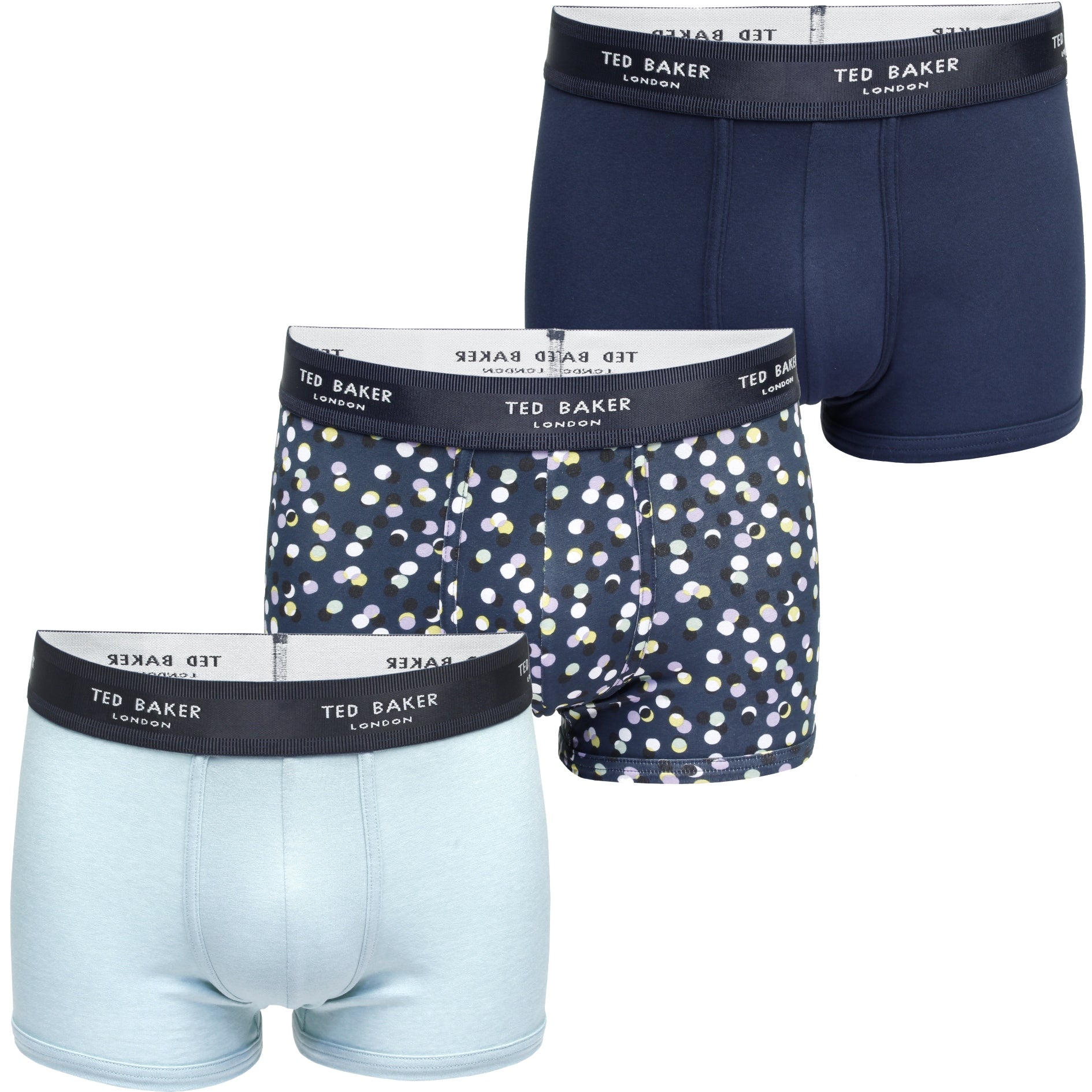 Ted Baker Fashion Boxer Trunks 3-Pack