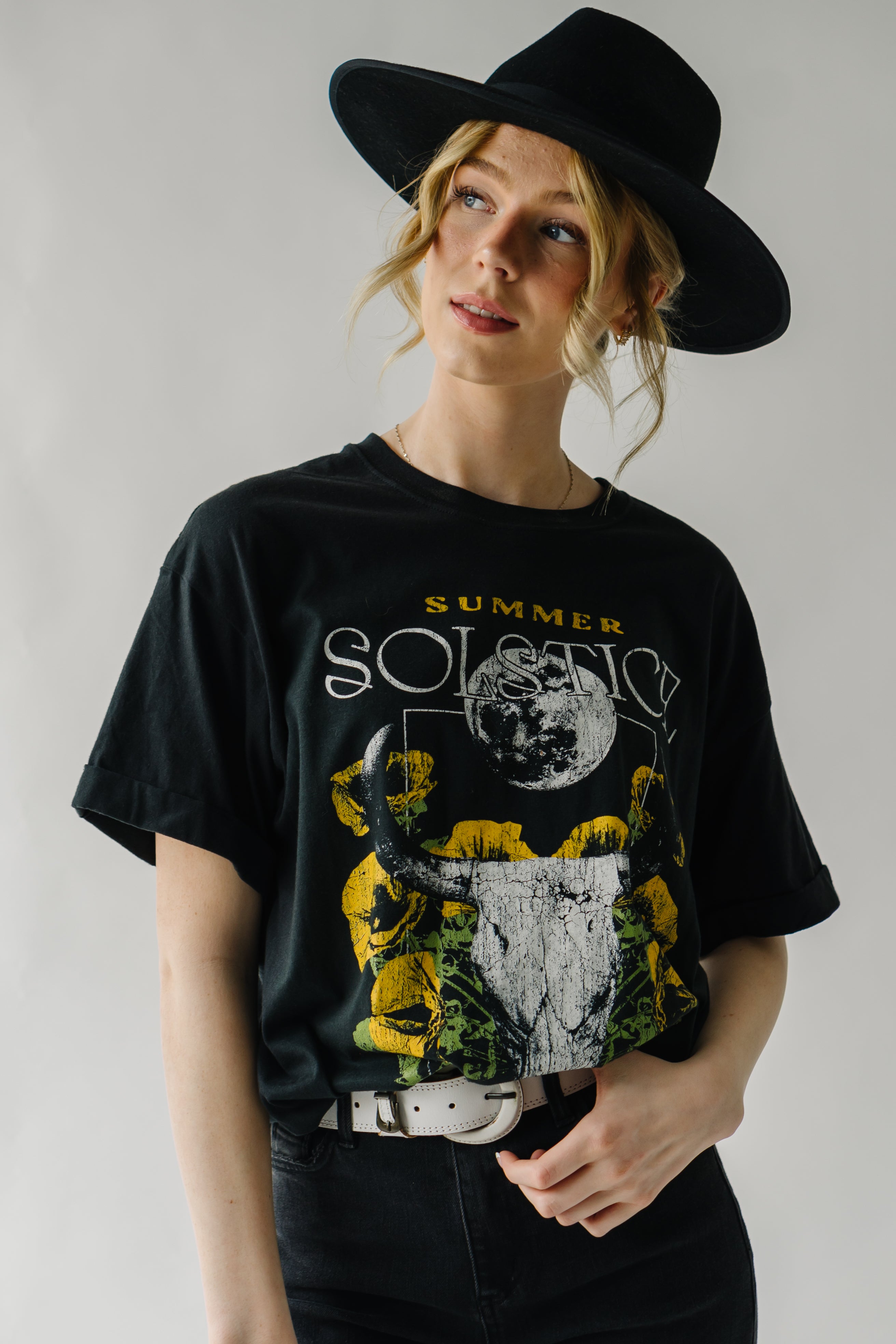 The Faded Black Summer Solstice Graphic Tee