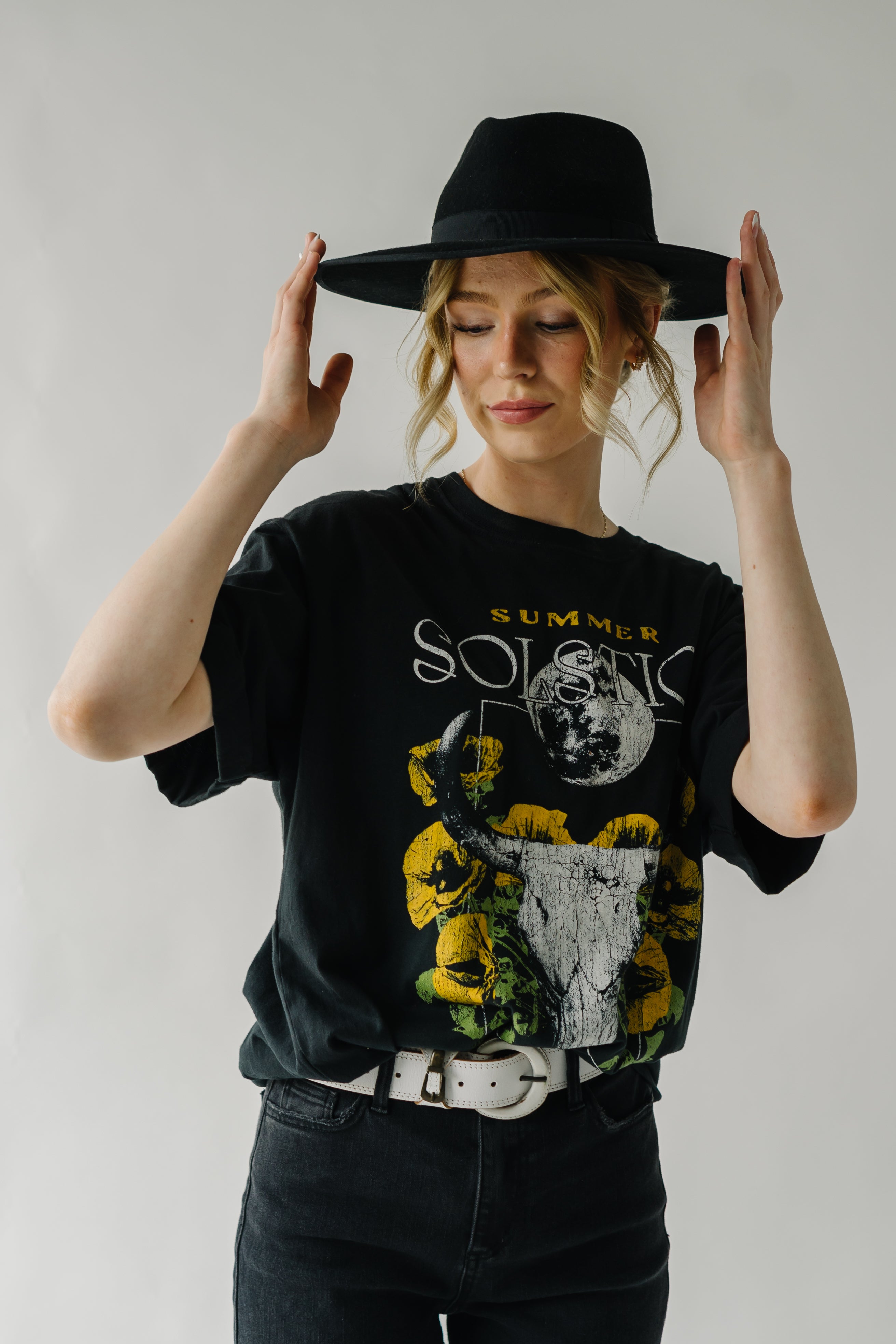 The Faded Black Summer Solstice Graphic Tee