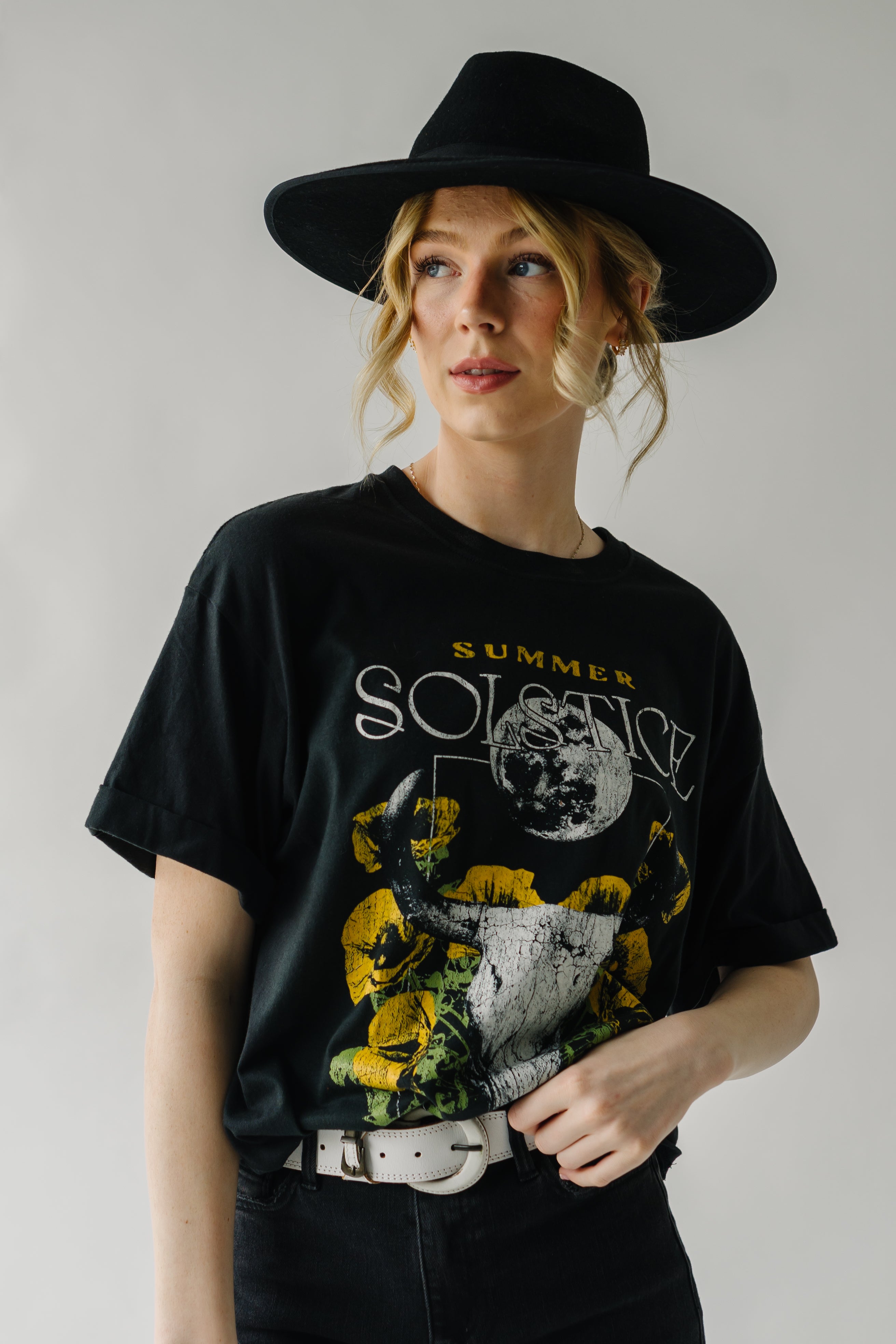 The Faded Black Summer Solstice Graphic Tee