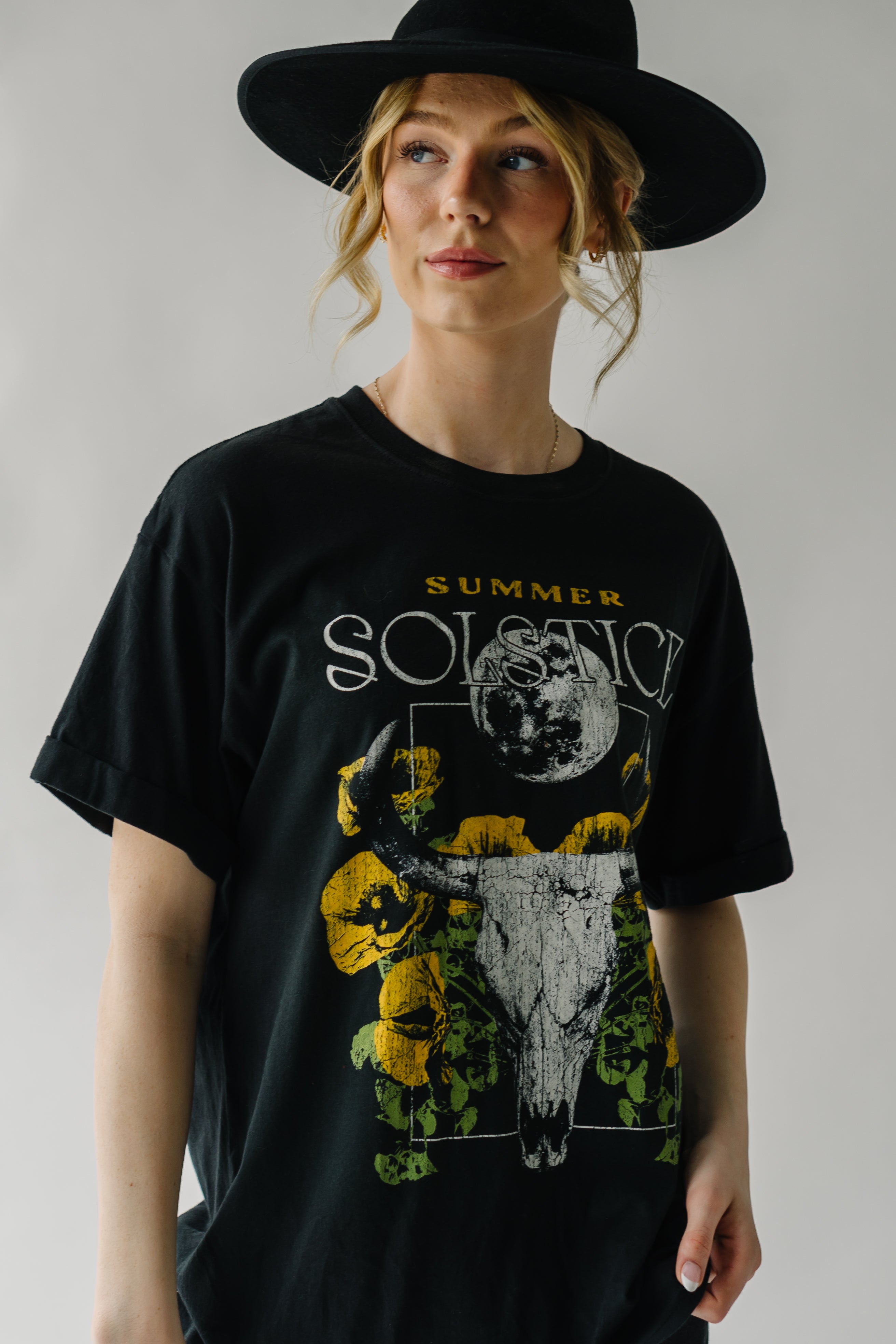 The Faded Black Summer Solstice Graphic Tee