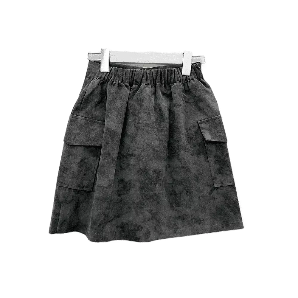 Tie Dye Cargo Mini Skirt - CM11