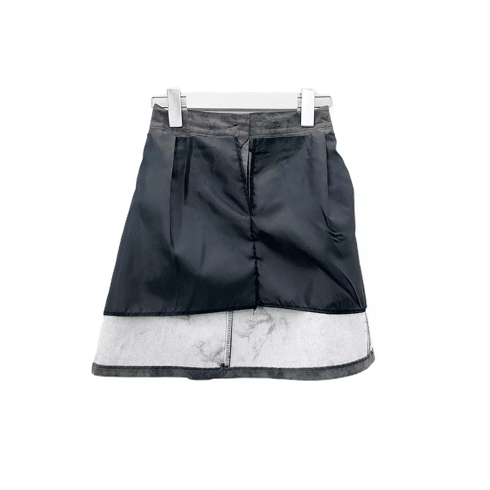 Tie Dye Cargo Mini Skirt - CM11