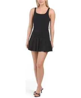 Women's Sleeveless Pleated Mini Dress Skirt at Tj Maxx