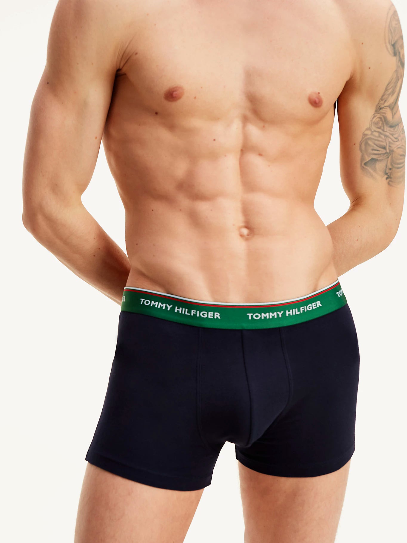 Tommy Hilfiger Men's Boxers - Premium Essentials Contrast Waistband 3 Pack - Google SEO.