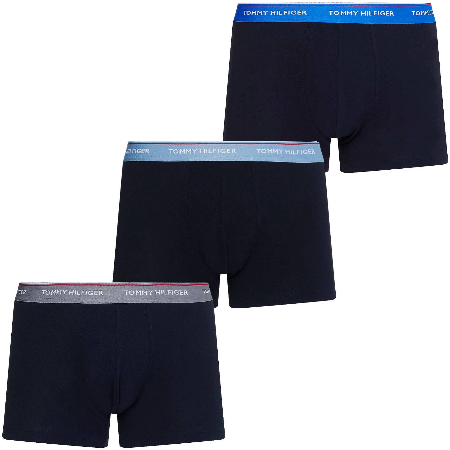 Tommy Hilfiger Men's Boxers - Premium Essentials Contrast Waistband 3 Pack - Google SEO.