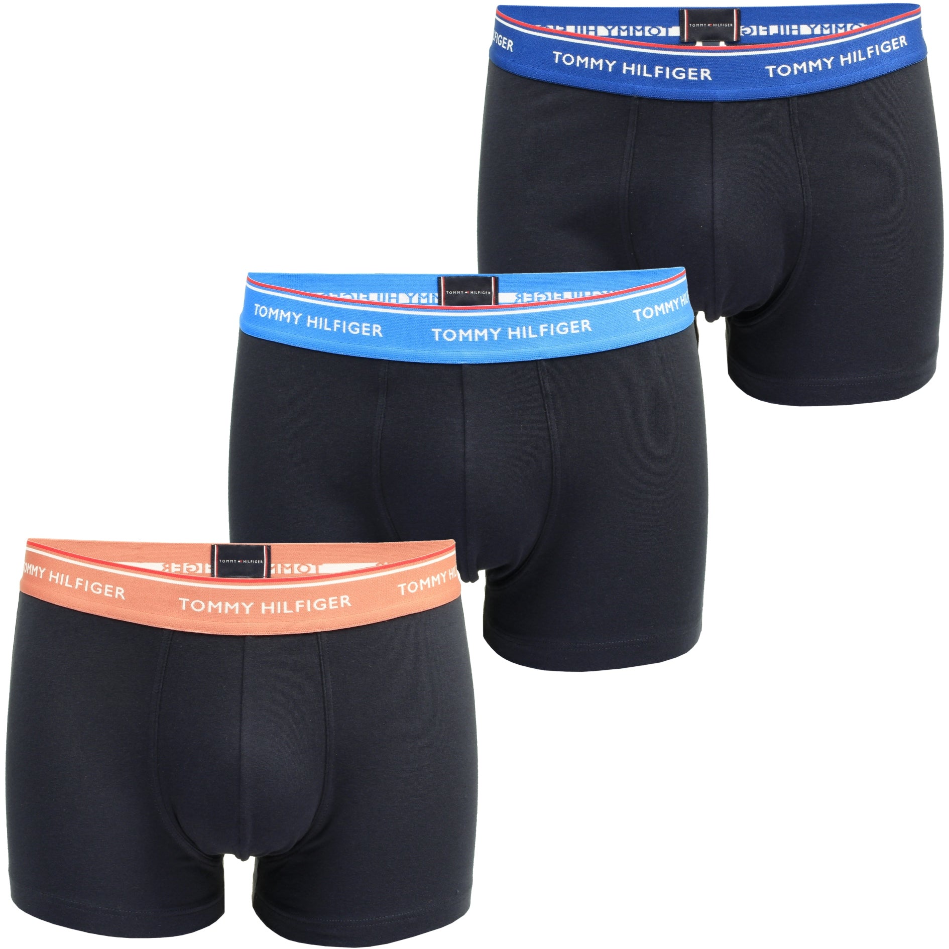 Tommy Hilfiger Men's Boxers - Premium Essentials Contrast Waistband 3 Pack - Google SEO.