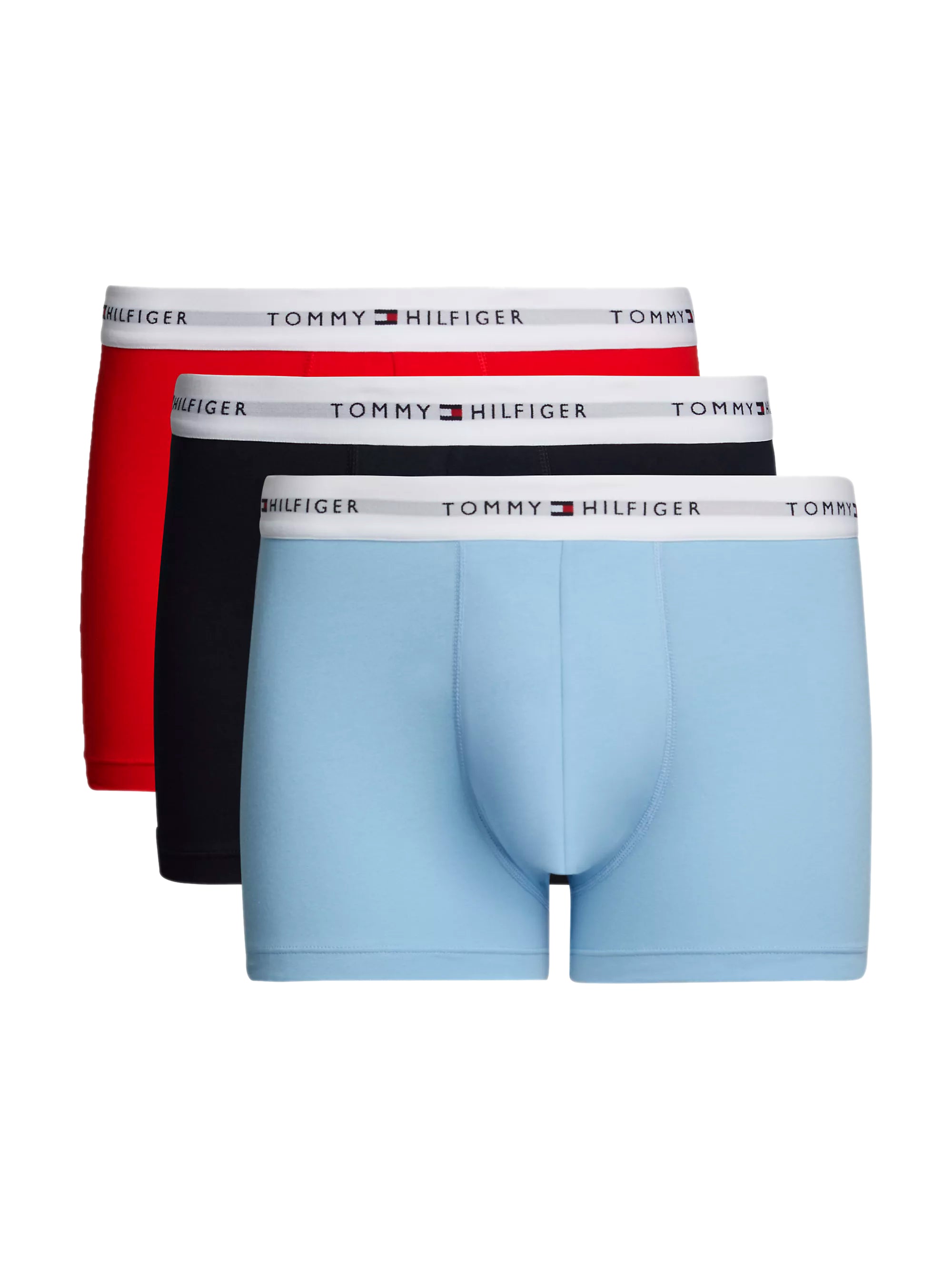 Tommy Hilfiger Men's Essential Repeat Logo Boxer Trunks 3-Pack