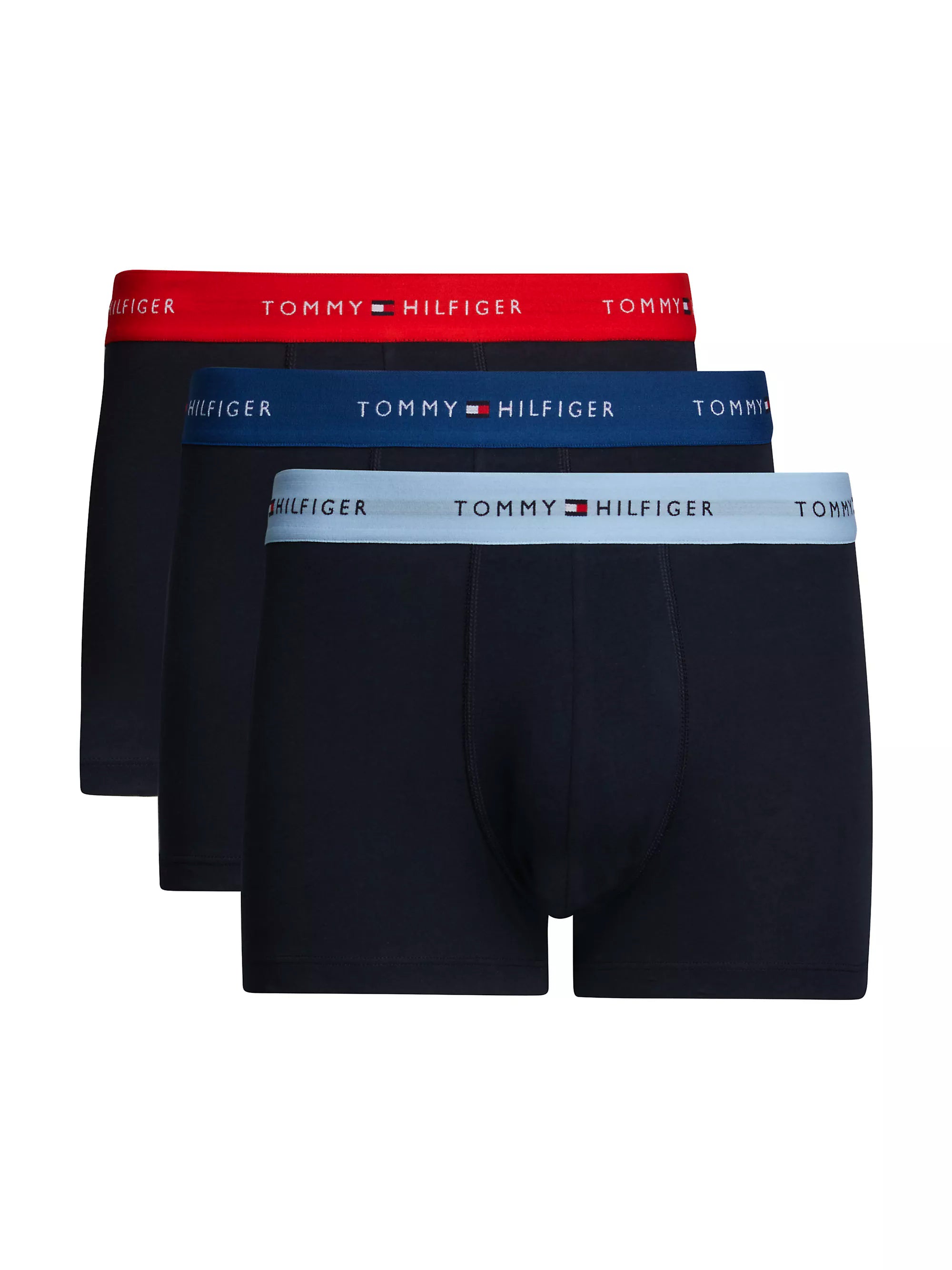 Tommy Hilfiger Men's Essential Repest Logo Boxer Trunks 3-Pack