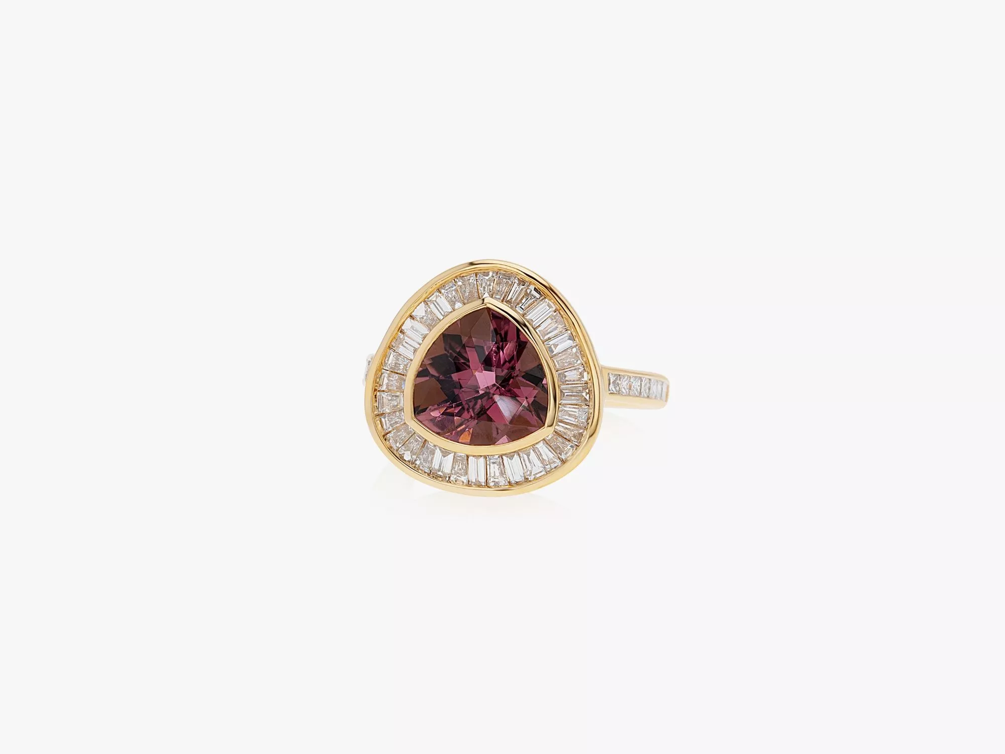 Tourmaline Diamond Ring