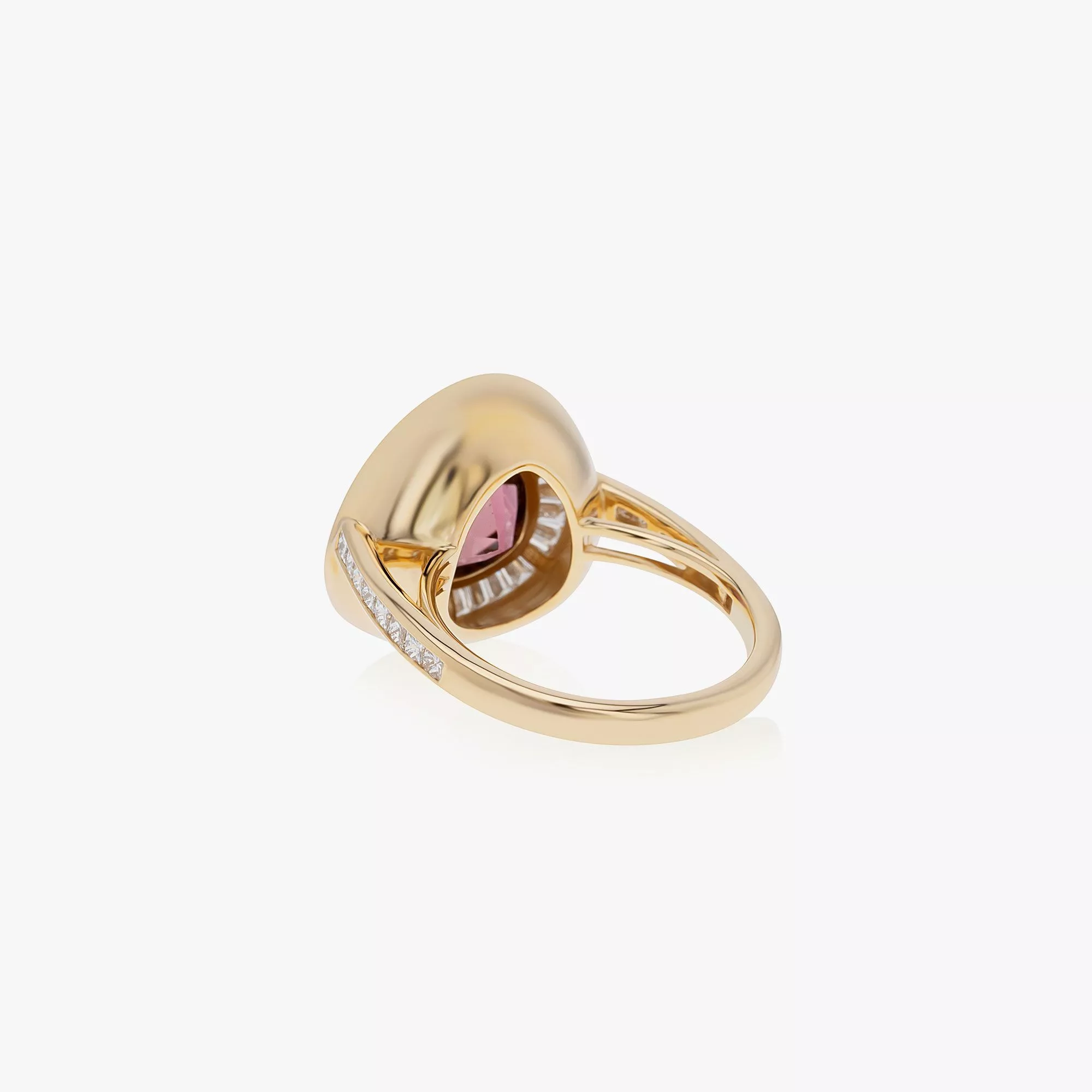 Tourmaline Diamond Ring