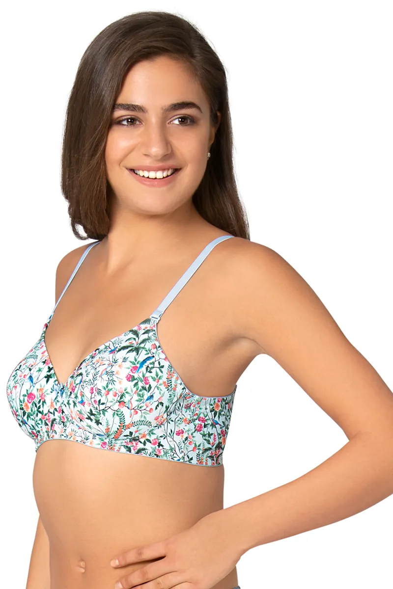 Tropical Delight T-Shirt Bra with Print