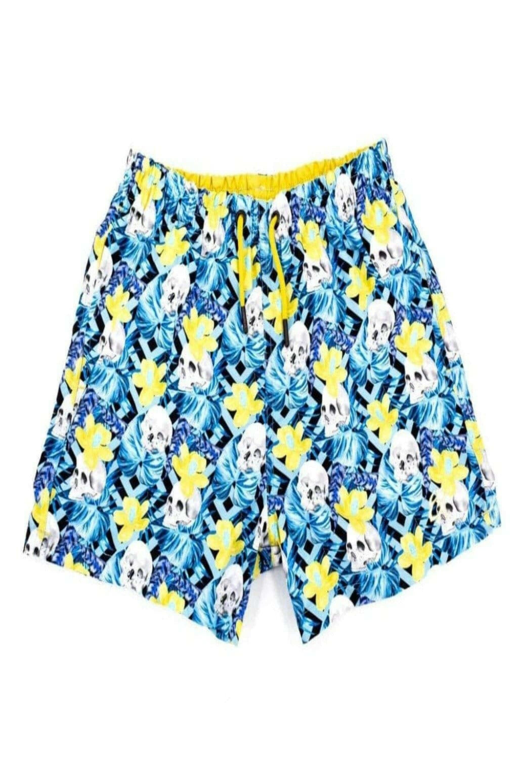 Tropical Print Swim Trunks