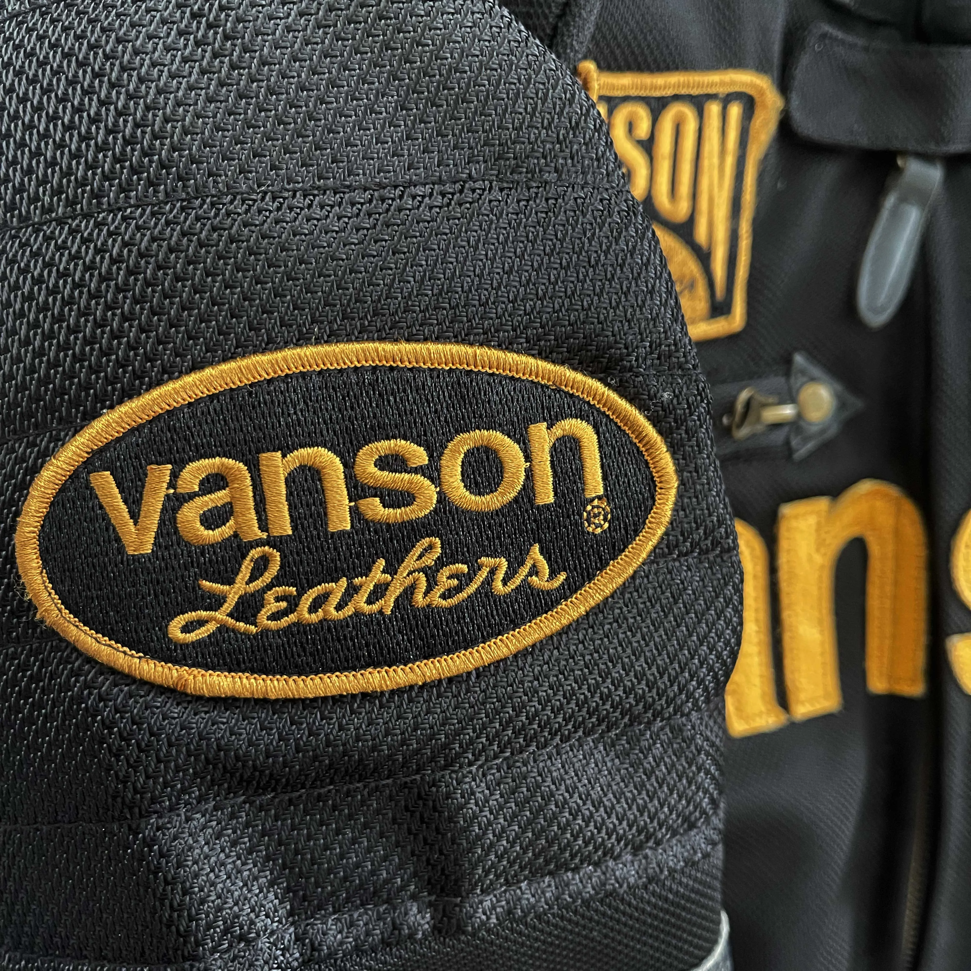 Vanson Leathers Motorcycle Mesh Racer Jacket - Medium