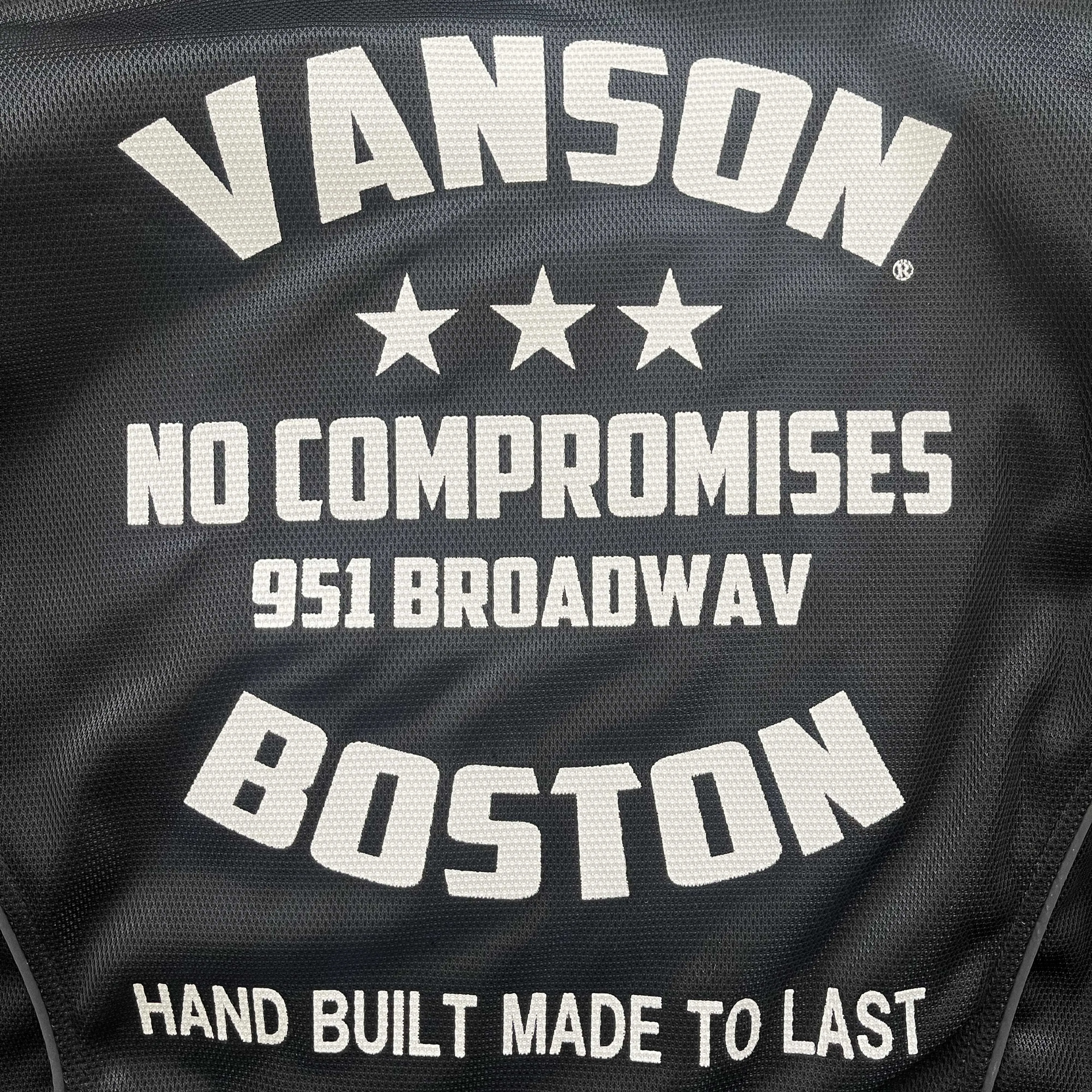 Vanson Leathers Trooper Motorcycle Mesh Racer Jacket - Medium