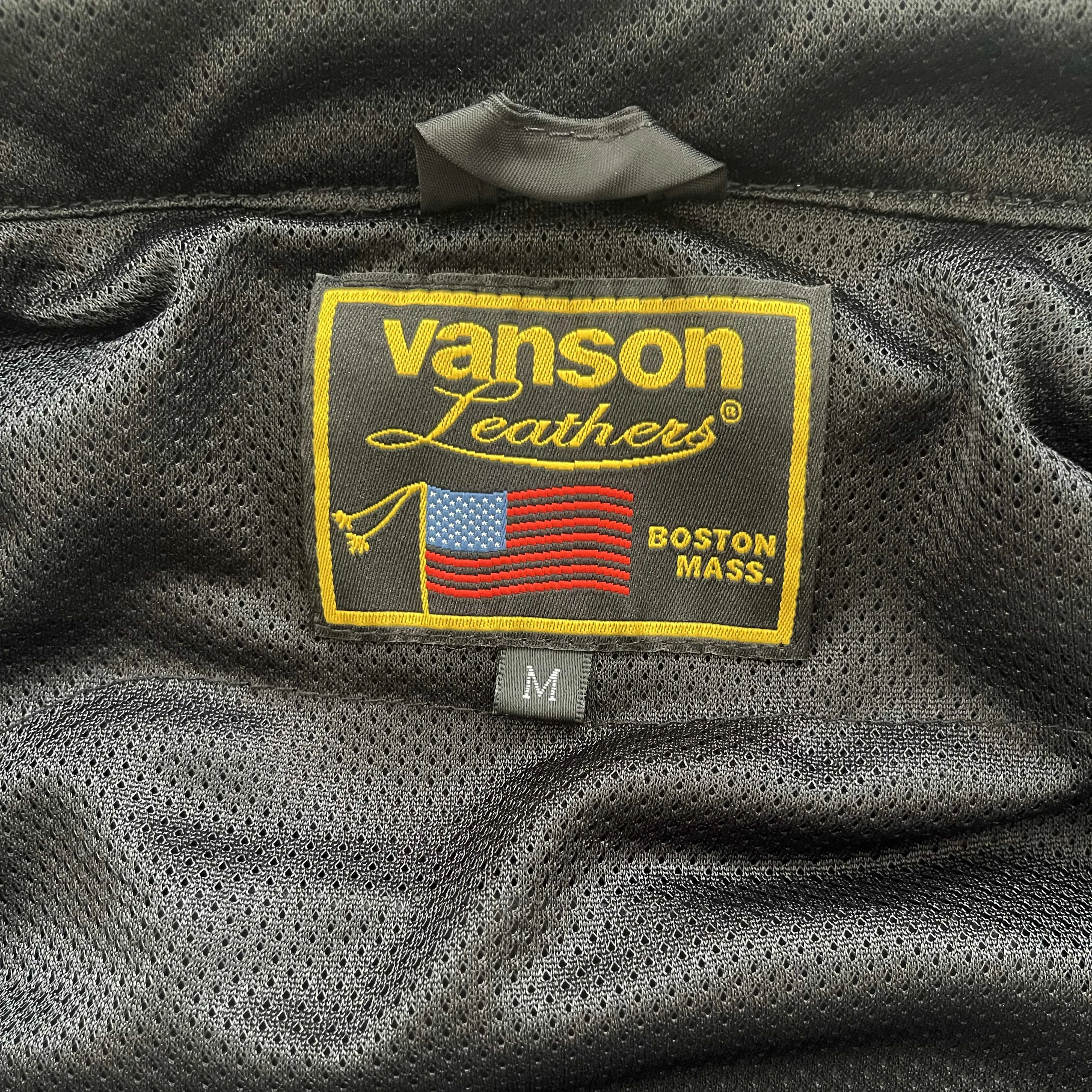 Vanson Leathers Trooper Motorcycle Mesh Racer Jacket - Medium