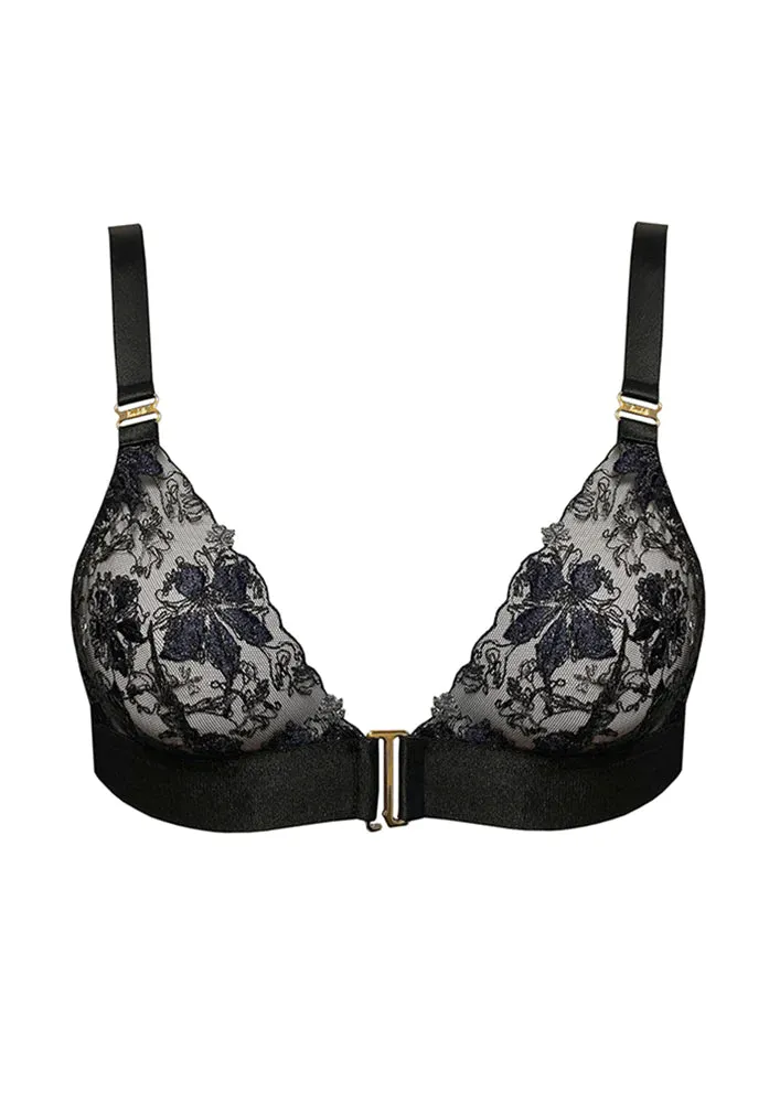 Vita Black Triangle Bra