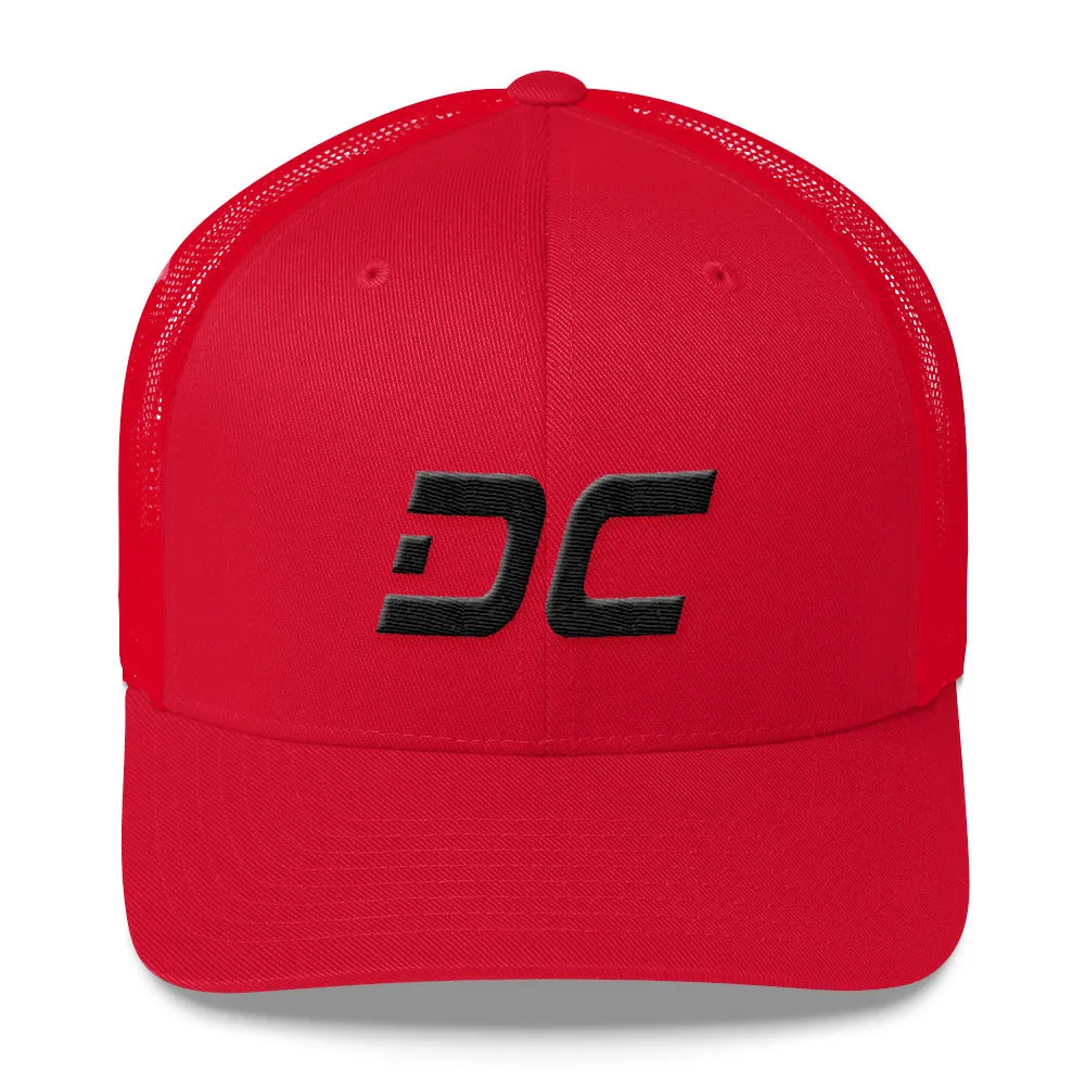 Washington DC Trucker Cap - Black Embroidery - DC - Color Options