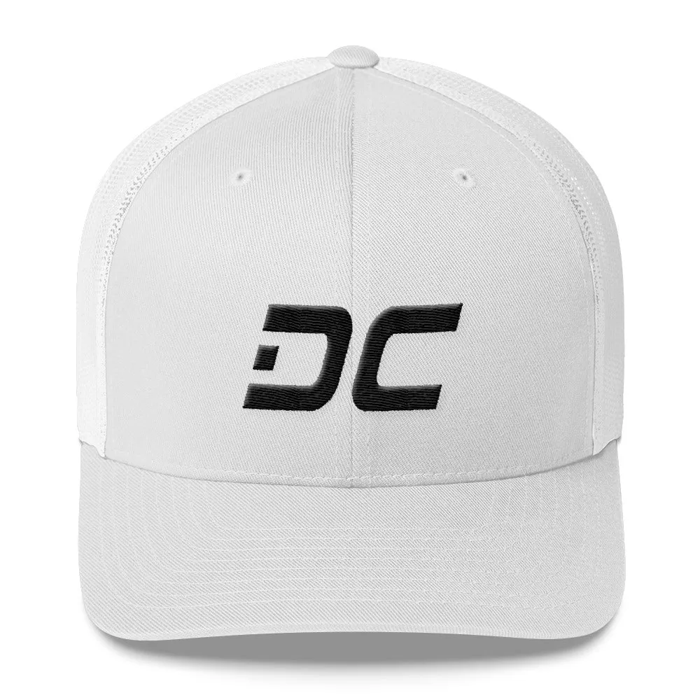 Washington DC Trucker Cap - Black Embroidery - DC - Color Options