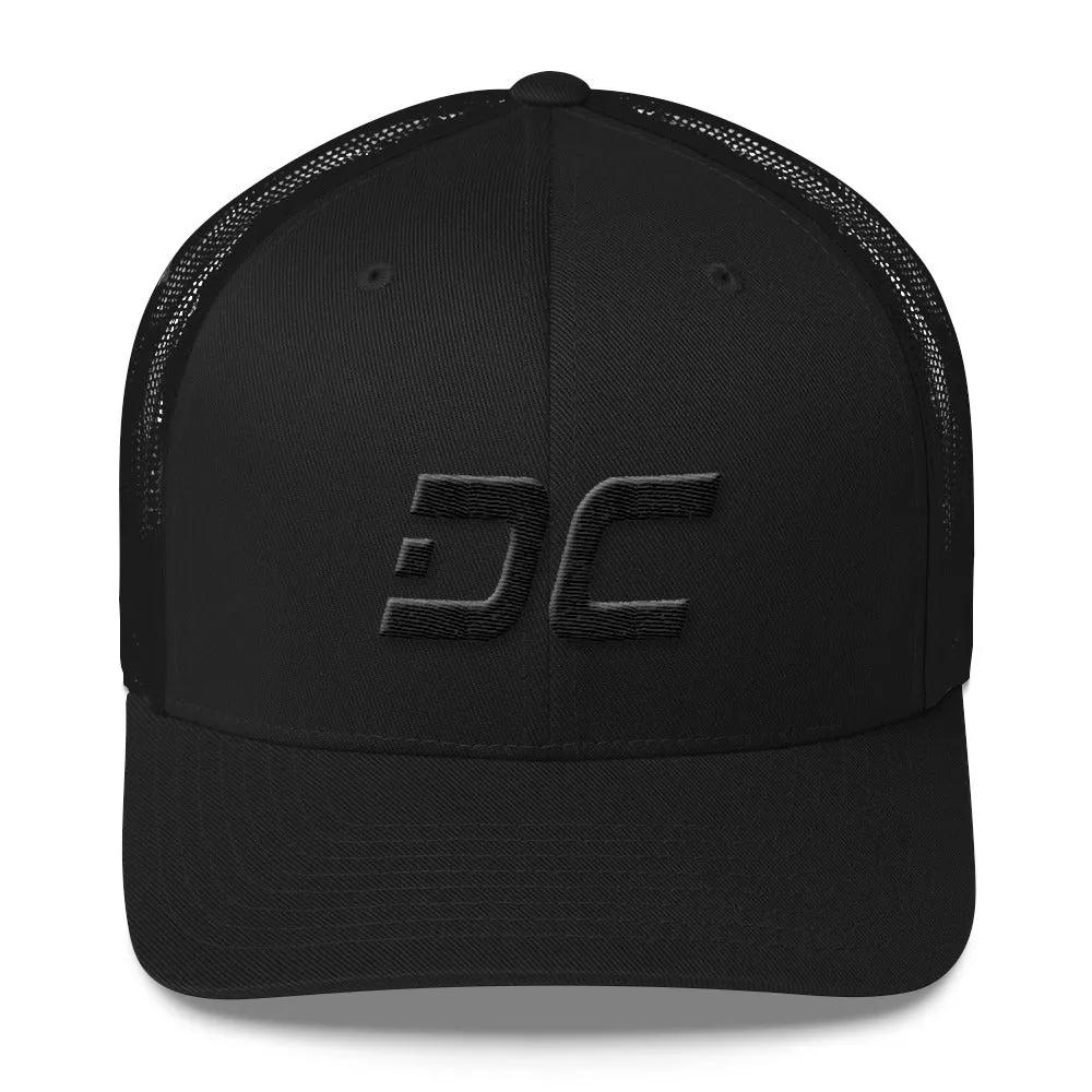 Washington DC Trucker Cap - Black Embroidery - DC - Color Options