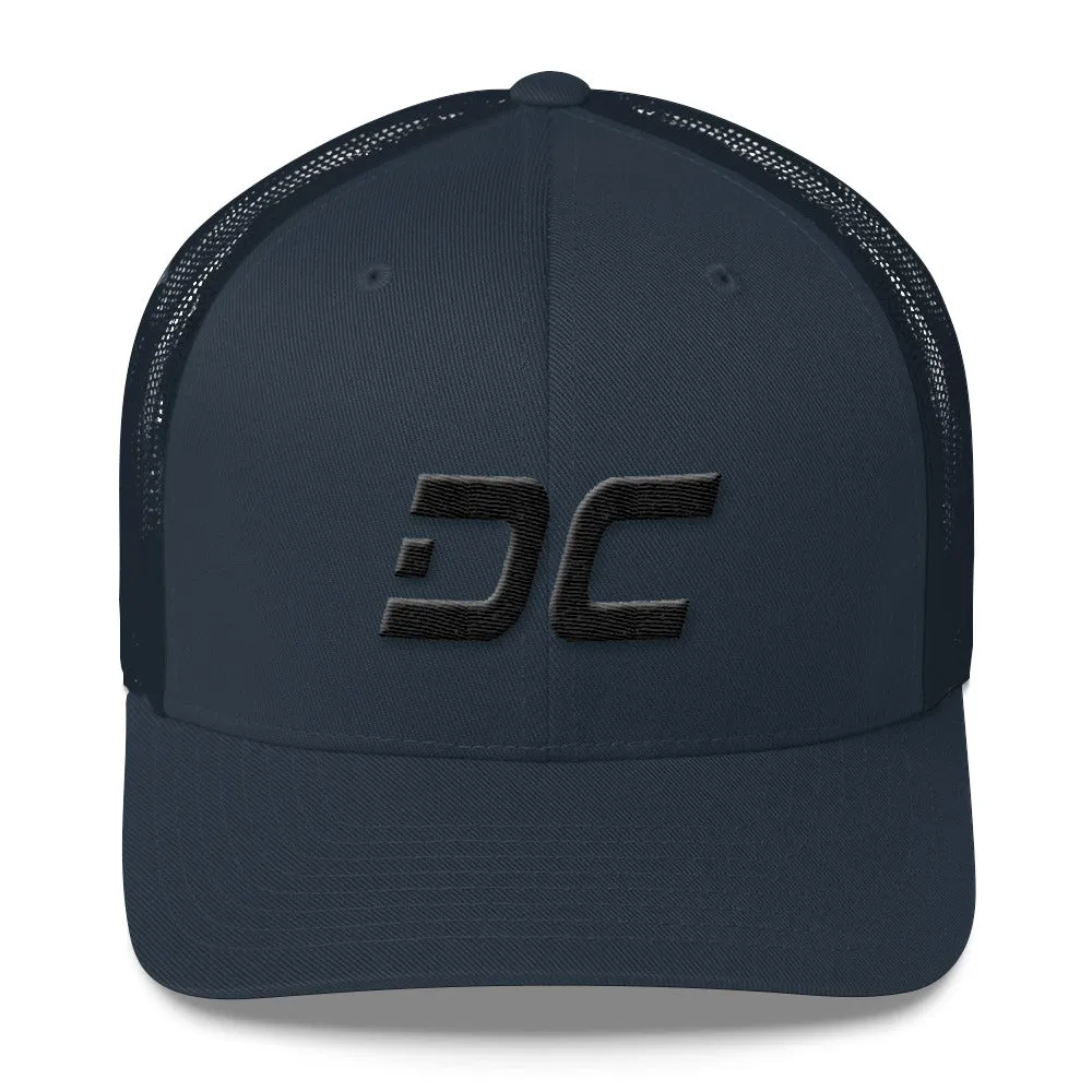 Washington DC Trucker Cap - Black Embroidery - DC - Color Options